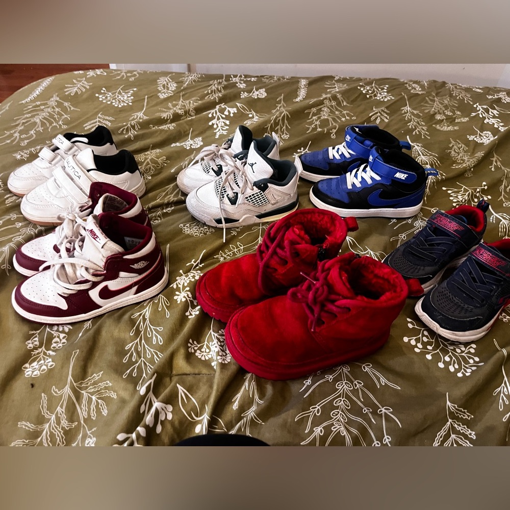 Multiples Kids Sneakers in Red, Blue, and White
